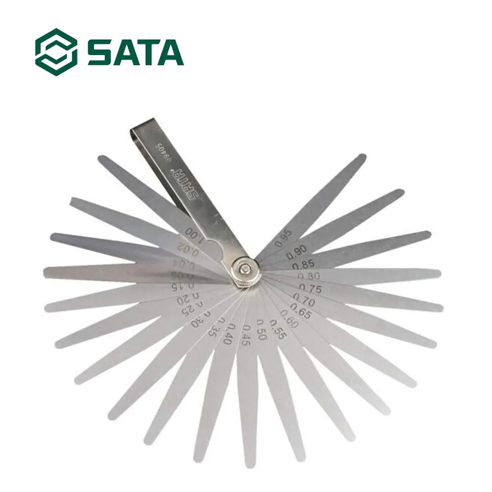Калибр наполнителя SATA 23 лезвия метрический S.A.E 0 02-1 00 мм толщиномер 09405 |