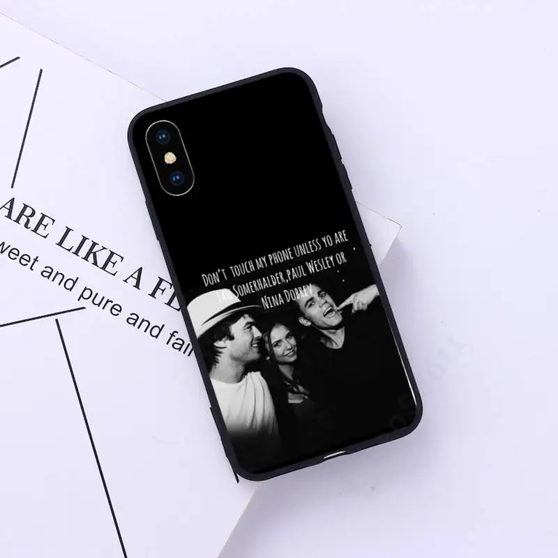 

Vampire Diaries Stefan Damon Phone Case for iPhone 11 12 pro XS MAX 8 7 6 6S Plus X 5S SE 2020 XR