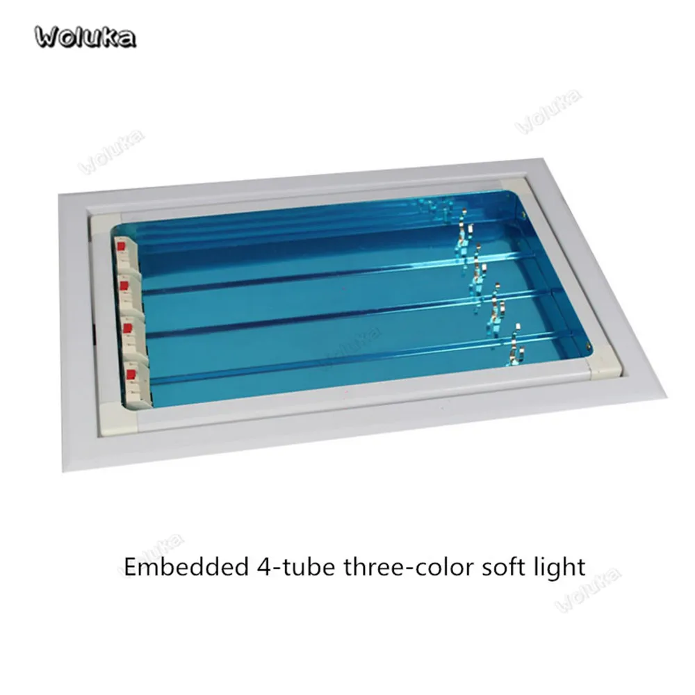 Светодиодный встраиваемый светильник для фотостудии 3 основной цветной