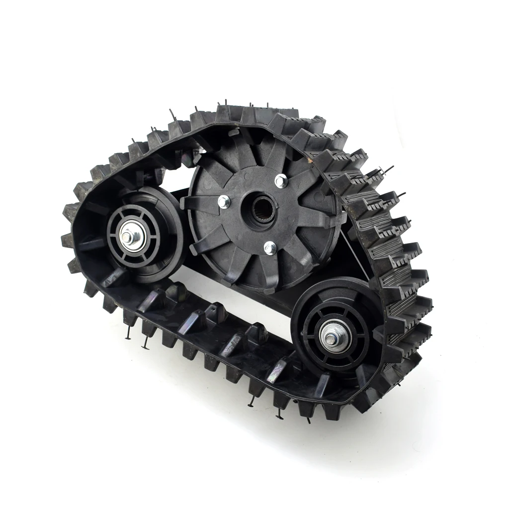 

Kids Go Kart Karting UTV Buggy Quad Rear wheel ATV Snow Sand Snowmobile Tracks assembly with axle chain sporcket brake disc