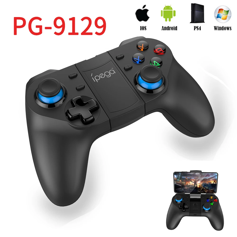 

Ipega PG-9129 Flexible Joystick Wireless Gamepad Mobile Controller Console for Trigger PUBG Android IOS Smartphone NS Tablet PC