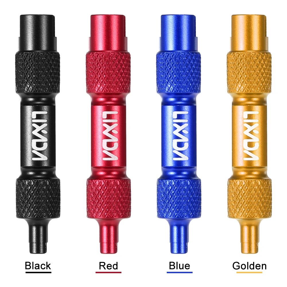 

Lixada Bicycle Valve Core Remover Wrench Aluminum Alloy Bike Presta Valve Disassembly Removal Tool