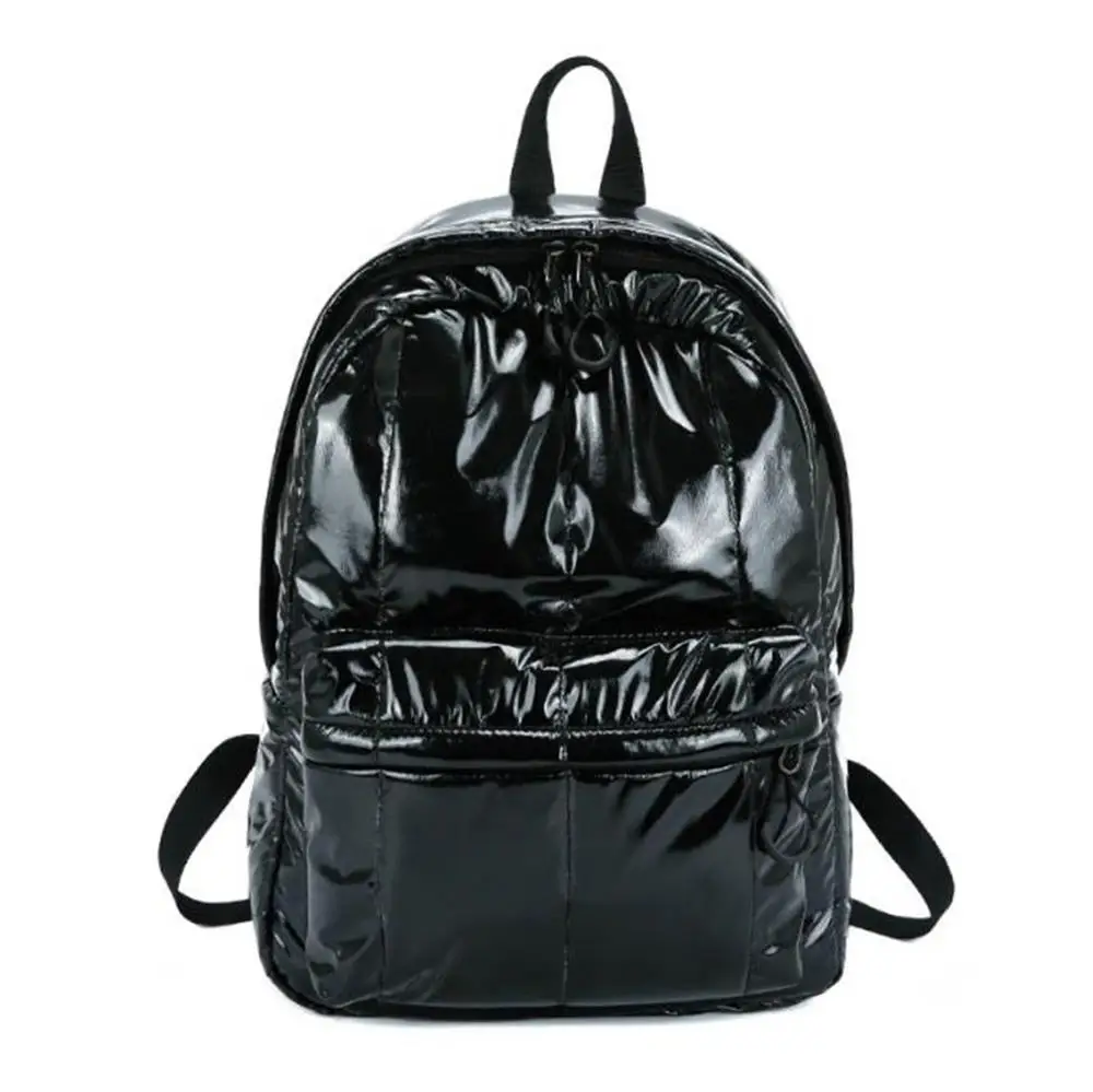 

New Fashion Backpack Down Space Bale Waterproof Bags Female Korean Version Outdoor Travel Bags College Space Cotton Backpacks