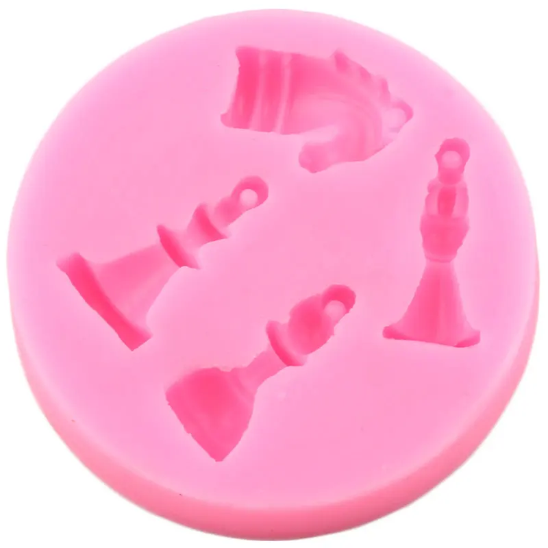 Шахматная доска King Queen рыцарь силиконовые пресс формы для шоколадных конфет