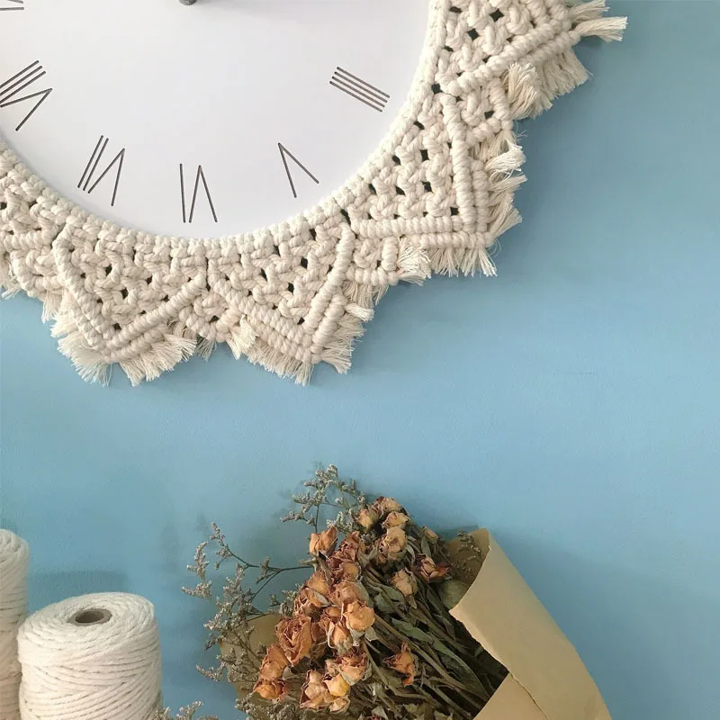 Веселые железные скандинавские креативные белые настенные часы современный