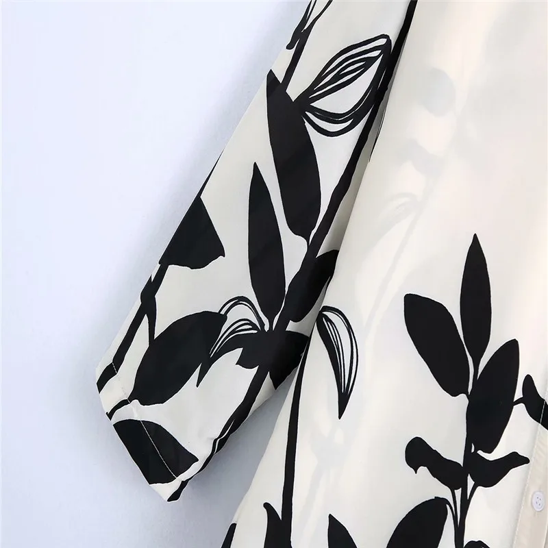 

Za Flower Print Oversized Long Dress for Women 2021 Long Sleeve Plus Size Loose Elegant Summer Dress Button Up Casual Dress