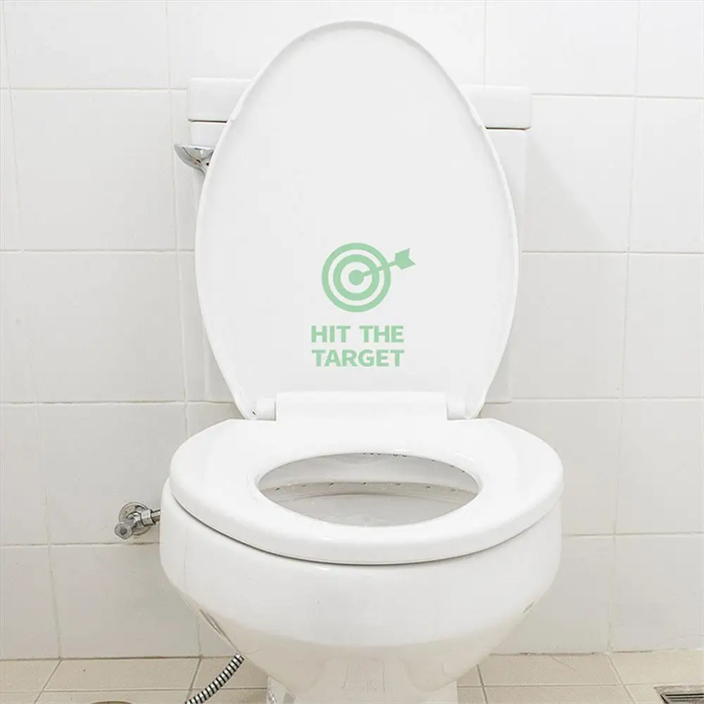 WC Наклейка на стену хит цель Водонепроницаемая резьба светящаяся в темноте