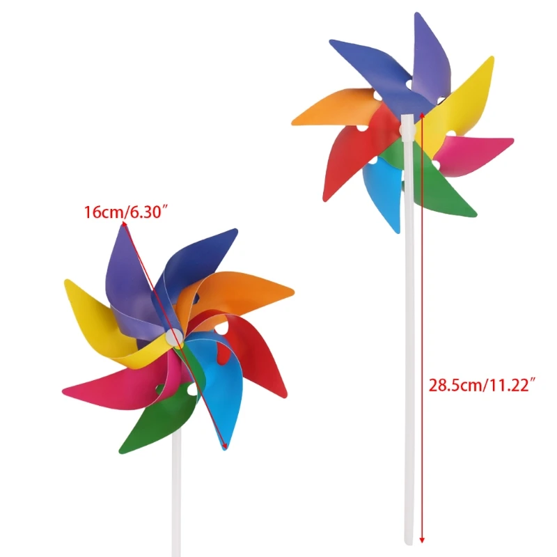 

Garden Yard Party Camping Windmill Wind Spinner Ornament Decoration Kids Toy New