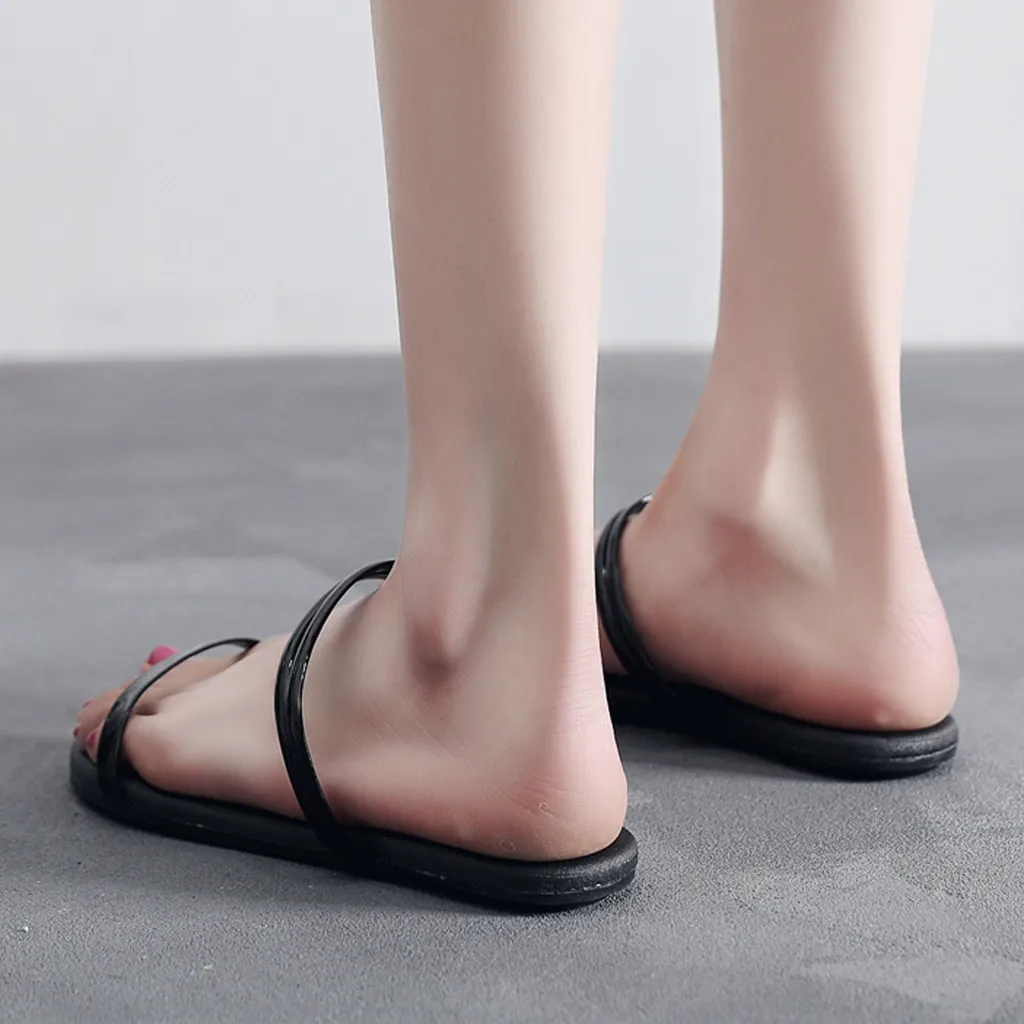 Сандалии женские без шнуровки элегантные туфли с открытым носком повседневные