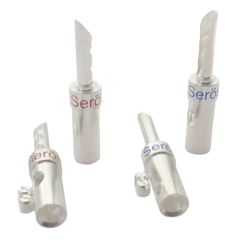 

Serost HiFi plugs Made in TaiWan Gold / Silver Plated Banana Plug for Speaker Cable audio amplifier