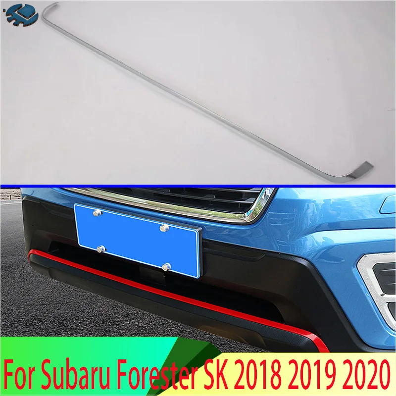 

For Subaru Forester SK 2018 2019 2020 Before The Bar Bumper Cover Shield Trim Molding Lower Grille Car Styling
