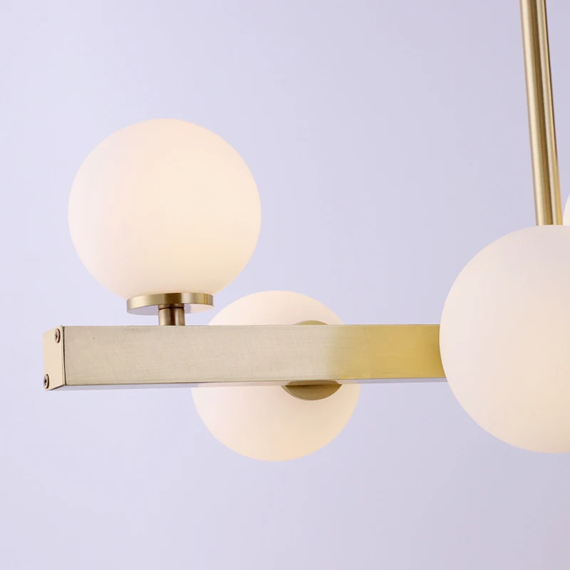 Модные художественные подвесные светильники золотые/черные Волшебные g4