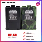 UV-5R аккумулятор Baofeng оригинальный 1800mAh BL-5 литий-ионный аккумулятор для раций UV5R UV-5RE Series двухсторонний радиоприемник (черныйКамуфляжный)