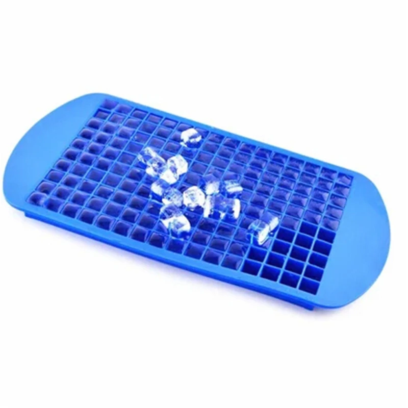 

160 Grid Small Square Food Grade Silicone Tile Ice Grid Crushed Ice Grid Ice Cube Mold Kitchen Supplies