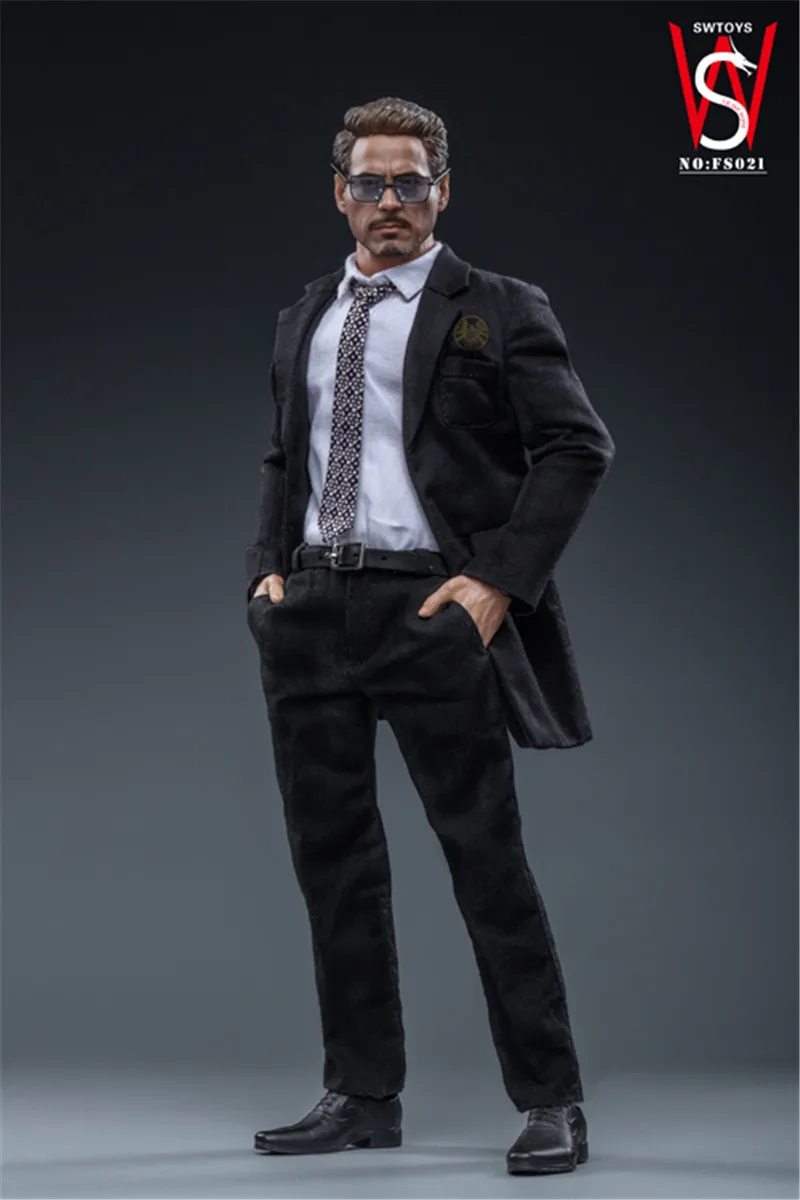 Полный набор фигурки Модель Игрушки для коллекции 1/6 SWtoys Костюм Тони Старка с головой и телом FS021 для фанатов подарок