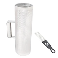 stainless steel guiro instrument with scraper latin percussion musical tool