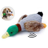 funny pet chew toy creative duck shape anti bite pet squeaky toy pet play toy for dogs cats pet supplies cat dog favors