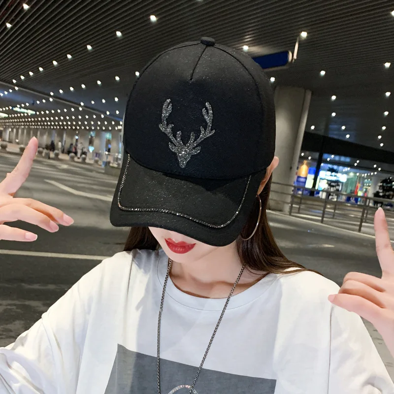 Fashionable All-Match Peaked Cap Men's and Women's Hats Fashionable Spring and Summer Sun-Proof Sun Hat with Brick Baseball Cap