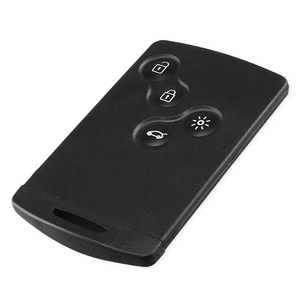 KEYYOU 2/3/4 Button Smart Card Remote Key Shell Case For Renault Clio Logan Megane 2 3 Scenic Laguna Espace Fluence Scenic