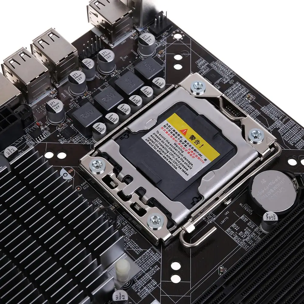 Новая высококачественная 58 настольная материнская плата LGA 1366 Pin DDR3 компьютерная материнская плата для L/E5520 X5650 RECC