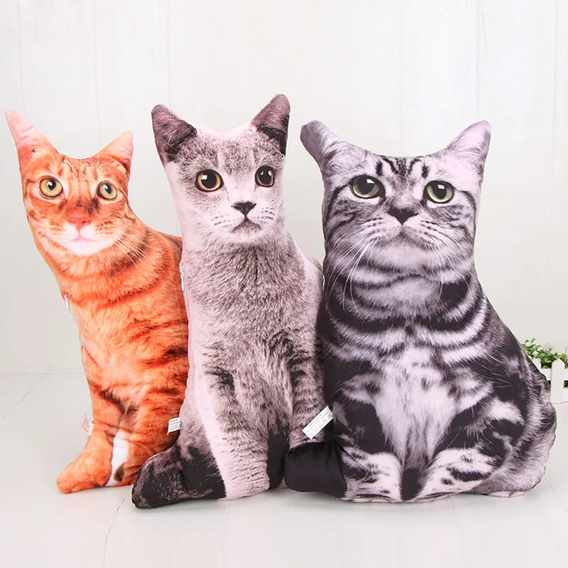 46 см кукла животное кошка американская коротковоздушная оранжевая плюшевая