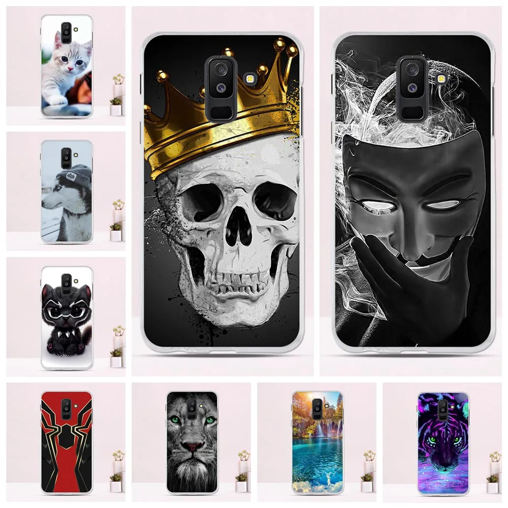 For Samsung Galaxy A6+ A6 Plus 2018 Case Silicone TPU bumper for Cover fundas Sumsung A9 Star Lite | Мобильные телефоны и