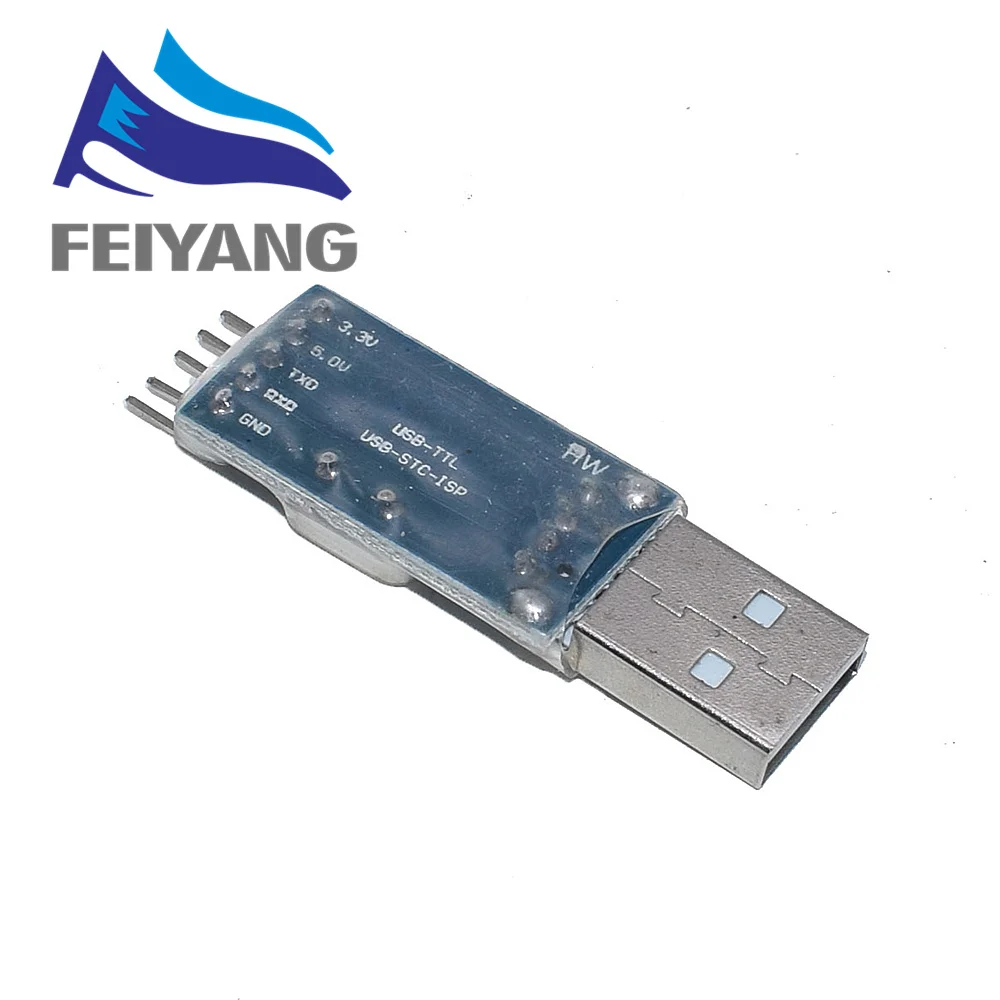 Модуль адаптера преобразователя PL2303 PL2303HX/PL2303TA USB в RS232 TTL с пыленепроницаемой