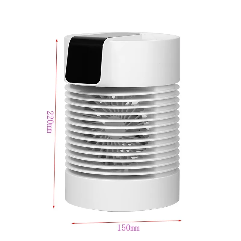 

Personal Space Cooler Fan Air Cooling Fan Portable Water Cooling Fan Mini Home Air Conditioner USB Rechargeable Cooler Fan #4