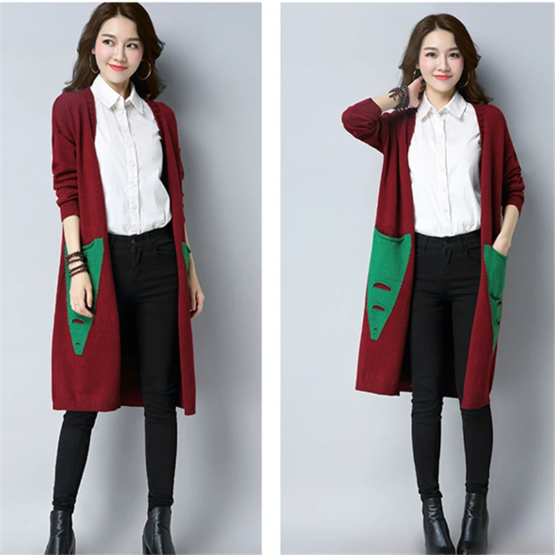 2020 новый осенний и зимний женский свитер куртка корейский сплошной цвет без
