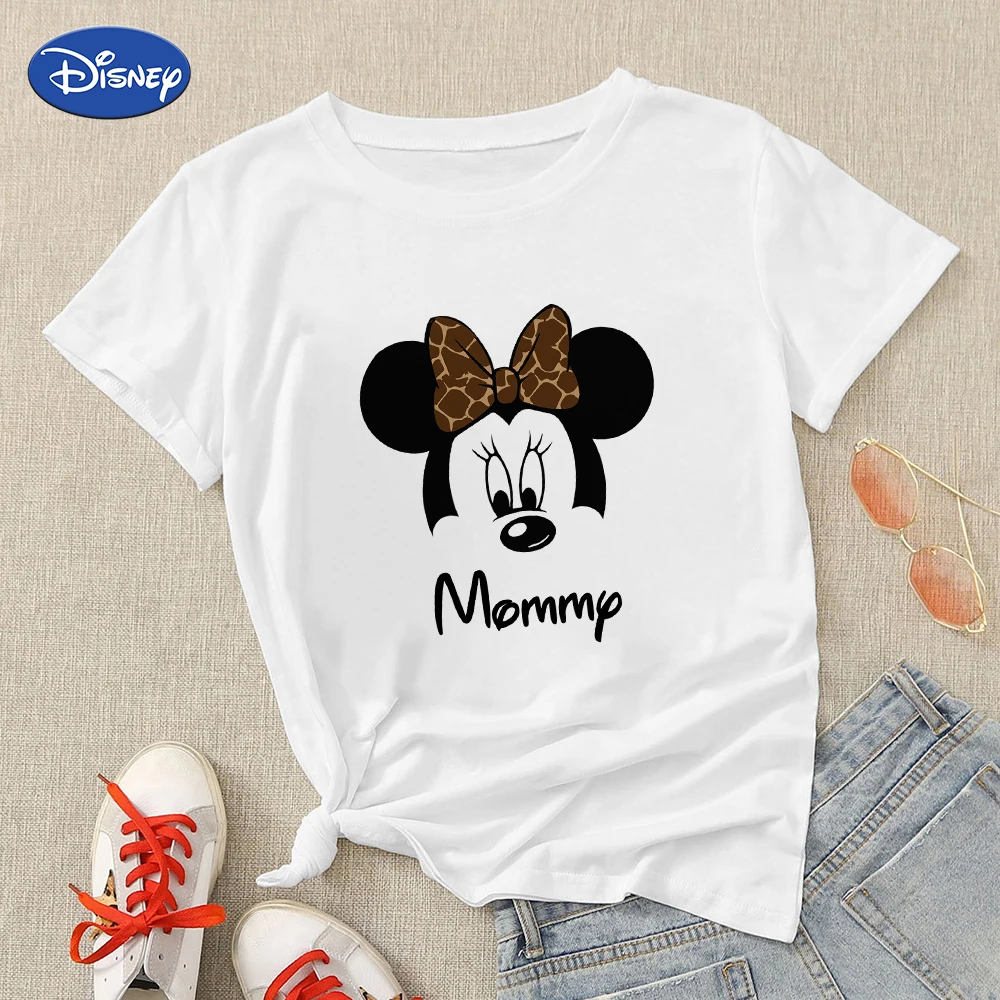 

Minnie Mouse Couple Shirt Funny Undefined Kawaii Clothes Disney Comfy Short Sleeve White Top Family Look Casual Crewneck Tshirt