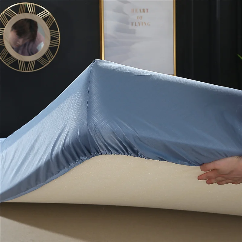 Домашний текстиль водонепроницаемая натяжная простыня + наволочка жаккардовая