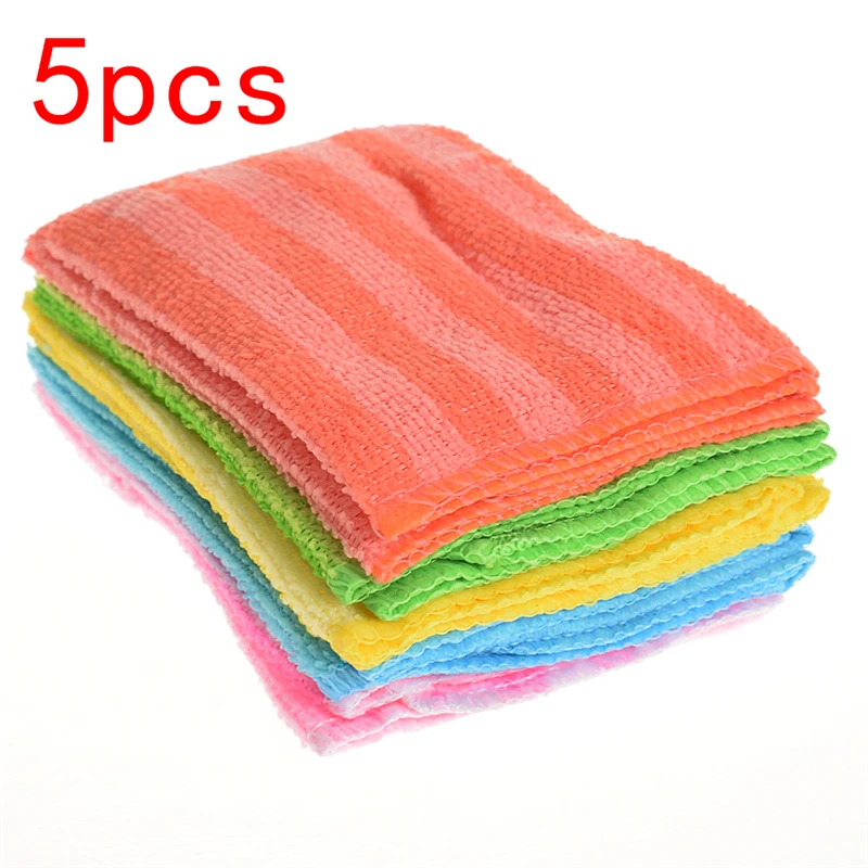 5 шт. Кухня Подарки Высокая эффективность анти смазка кухонное полотенце из
