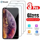 Защитное стекло, закаленное стекло для iPhone 13 Pro Max 12 Mini 12Pro XS Max XR 11 Pro, 3 шт.