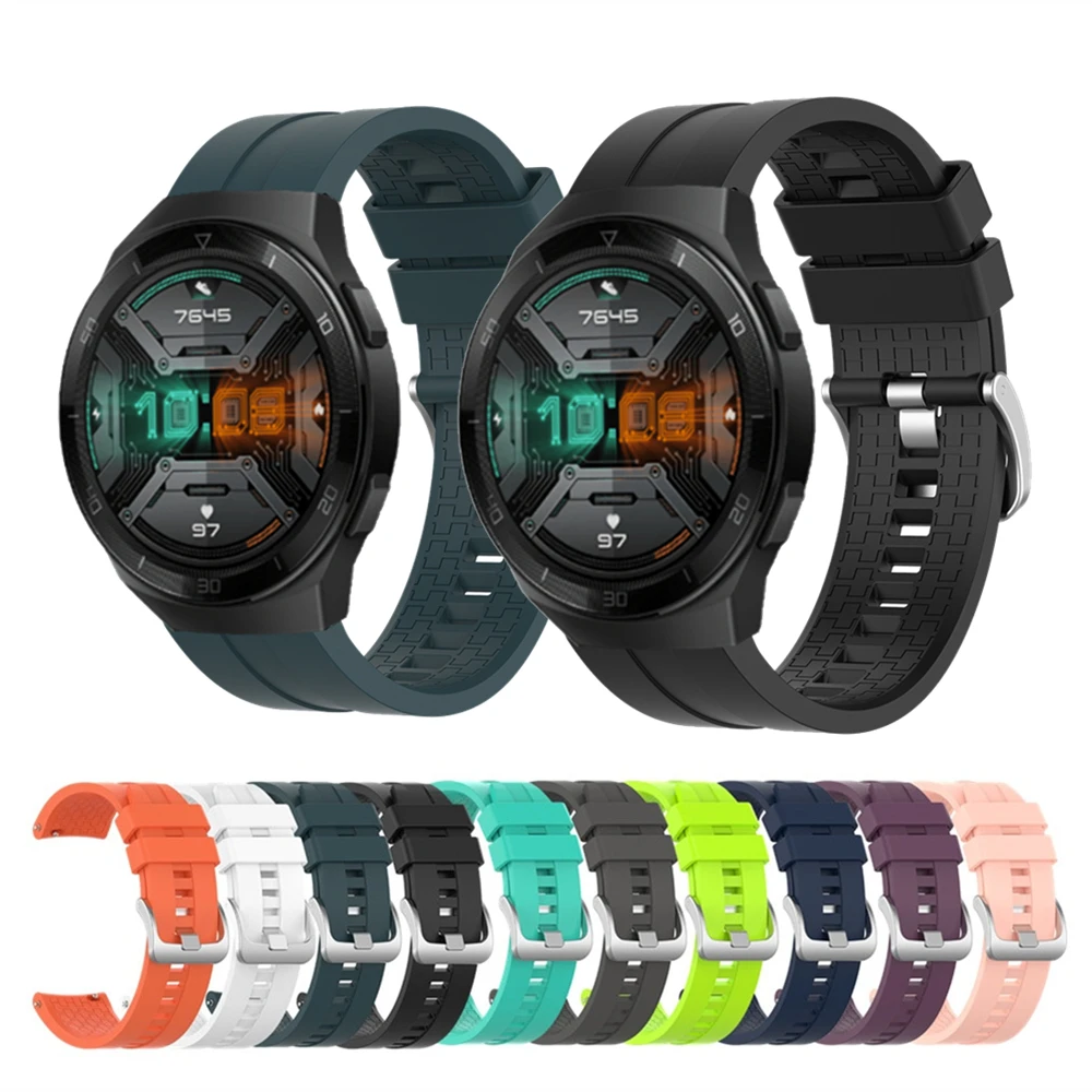 Силиконовый ремешок для часов Huawei Watch GT 2e спортивный на запястье Honor Magic 2 GS Pro |