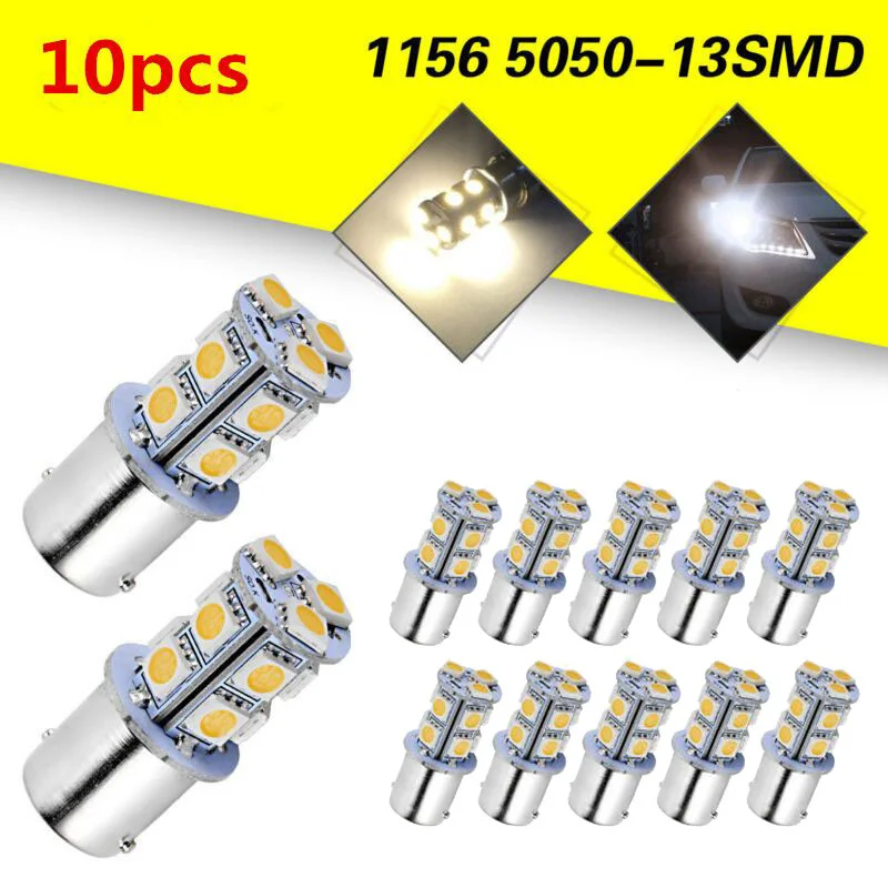 1156 13 SMD светодиодный свет теплый белый грузовик Camper задний указатель поворота
