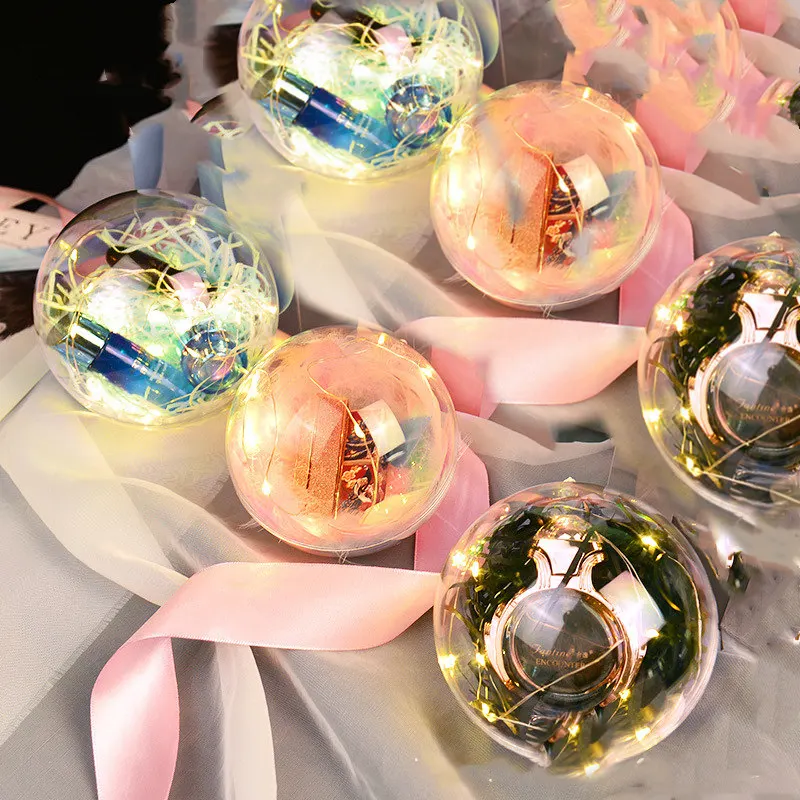 Прозрачный шарик топпер для торта наполненный мяч свадебной вечеринки сделай