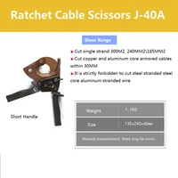 manual ratchet cable cutter steel hydraulic pliers stranding cutter cable scissors bolt cutter copper aluminum gear equipment