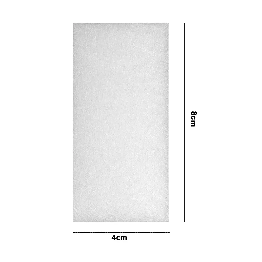 

Nail extension Non-woven 5pcs Nail Art Fiberglass for UV Gel DIY Nails White Acrylic Nail Extension Tips