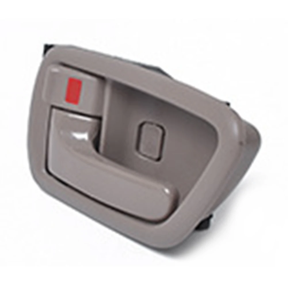 Внутренняя дверная ручка автомобиля серый камень хромированный рычаг для Toyota