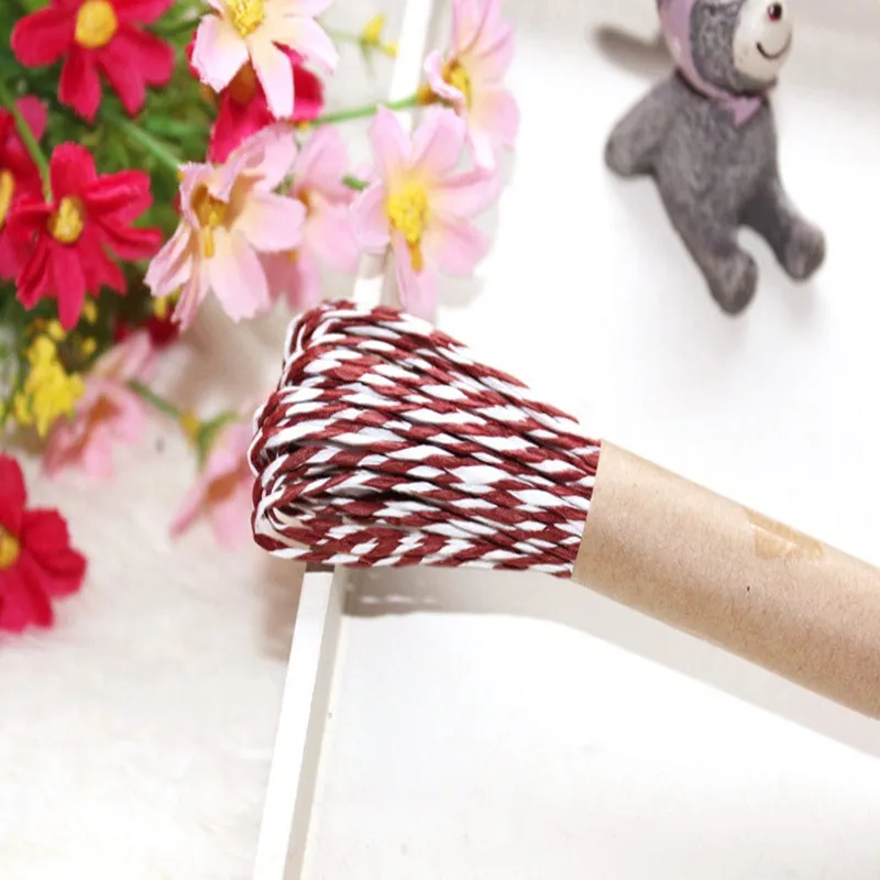 10 м поделки из шпагата веревочный шнур витой бумажная рафия ремесла домашнего