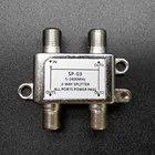 3 Way F Plug Splitter 1 в 3 Out спутниковый сплиттер сигнала неба 3 порта F-разъем сплиттер 5-2400 МГц спутниковый ресивер
