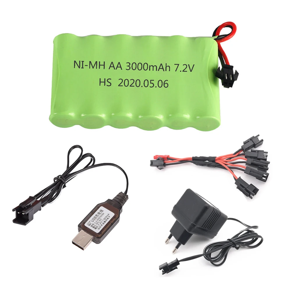 Аккумуляторная батарея M model NIMH 7 2 в 3000 мА/ч с зарядным устройством для игрушечных