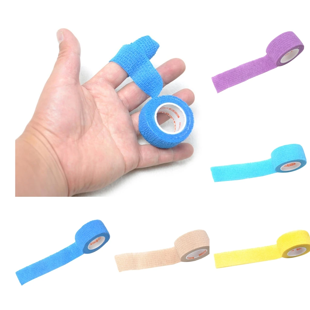 

Self Adhesive Elastic Bandage Roll First Aid Wrap Wrist Ankle Sport Tape Wrapping Pads for Wrist Ankle Finger