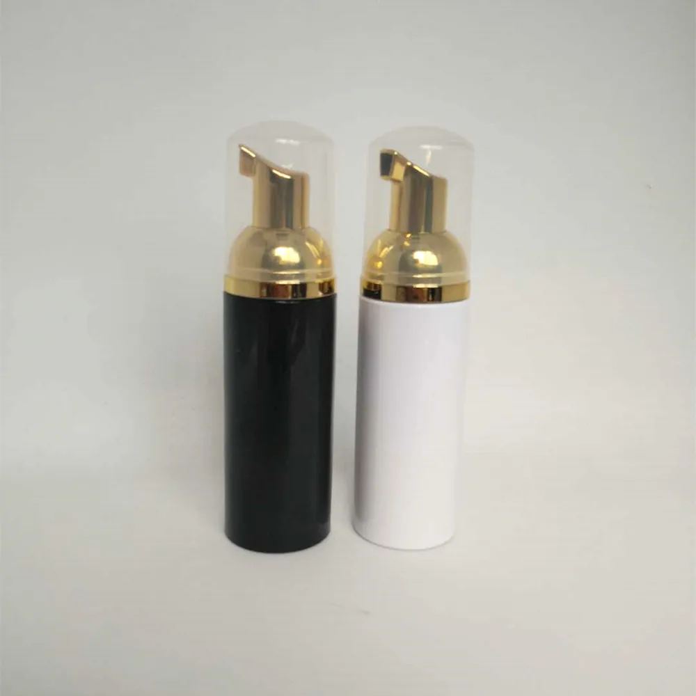 Черная пластиковая пенообразовательная бутылка 30 шт. 60 мл многоразовая пустая