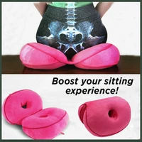 anti hemorrhoids massage latex seat cushion hip push up yoga orthopedic comfort foam tailbone pillow car office chair seat pad