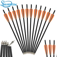 612pcs archery crossbow arrow 17 inch arrow crossbow bolts shaft tips id 7 6mm for training shooting bow and arrow accessories