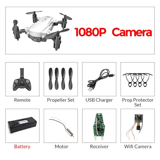 RC WiFi FPV дроны 4K широкоугольная камера RC вертолет 1080P HD камера Квадрокоптер самолет Квадрокоптер воздушная видео VS M69G E58 - Цвет: White 1080P