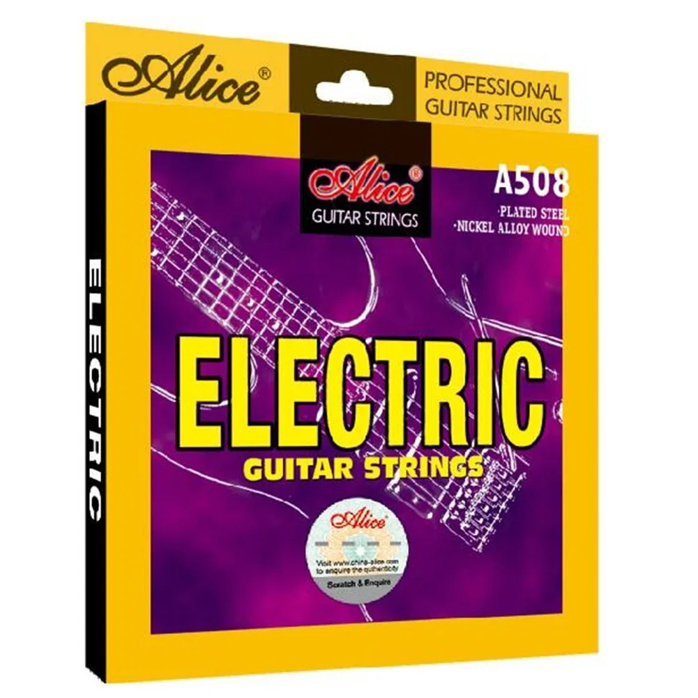 

Alice A508 Electric Guitar String Guitar String Set Light Nickel Alloy Wire Wound Steel Core For Electric Guitar Accessories
