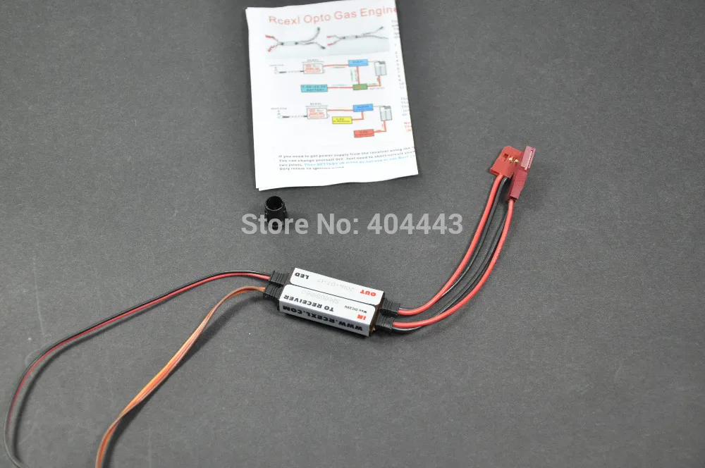 Rcexl Opto переключатель зажигания газового двигателя с штекером Futaba для DLE DA