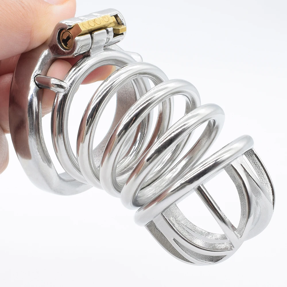 NUUN длинный пенис секс игрушки для БДСМ игры Нержавеющая сталь Мужской Целомудрие